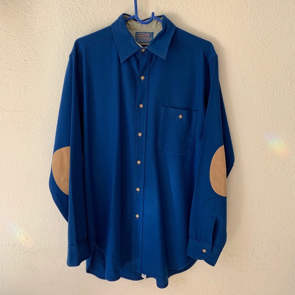 Vintage Pendleton 100% virgin wool dress shirt